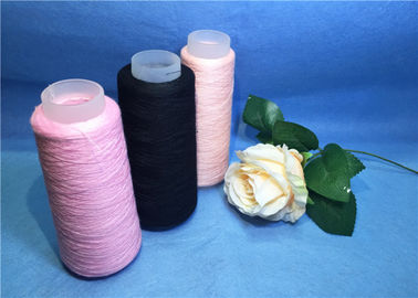 Fil à tricoter teint sans noeuds de polyester, fil tourné non blanchi de polyester