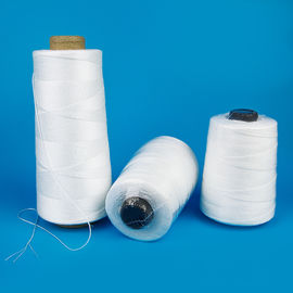 Chine fil 100% sans noeuds de fermeture de sac de fil industriel lumineux blanc cru de fils de polyesters de 10s/3 10s/4 fournisseur