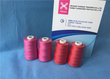 Chine Fibre discontinue de polyesters 100% cousant le fil de TFO, fil tourné par noyau teint de polyester d'anneau fournisseur