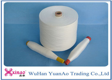 Fabricants de papier de fils de polyesters de noyau, fils de polyesters blancs crus