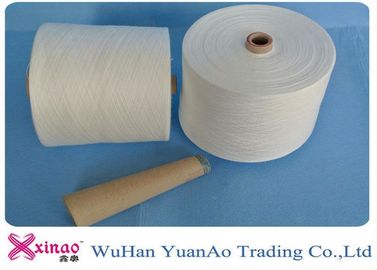 Chine Fils de polyesters blancs crus tournés par 100% de haute résistance de ténacité de fil de couture de polyester hauts fournisseur