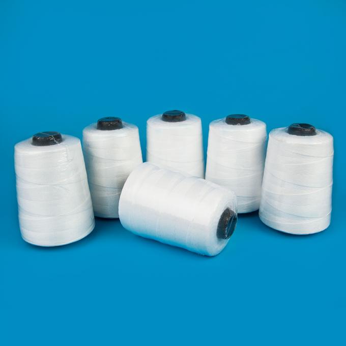 Bavardez le polyester 100%, fil du compte 20s/6 20s/9 de couture tissé par pp de fermeture de sac de matériel pour la machine fermante de sac
