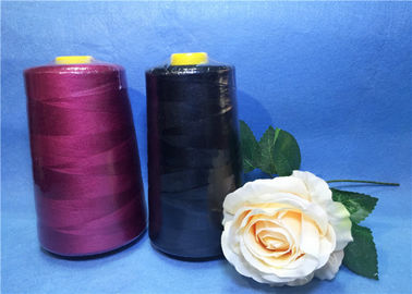 fil coloré lumineux de polyester de 402 403 manteaux, fil de couture lisse de polyester