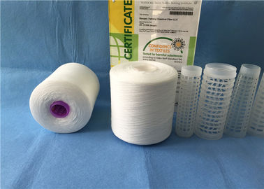 Chine Fil 100% de couture blanc cru de polyester de fil de torsion élevée de la ténacité Z/S fournisseur